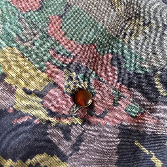 Vintage Summer Printed Lounge Dress - Picture 9 of 10